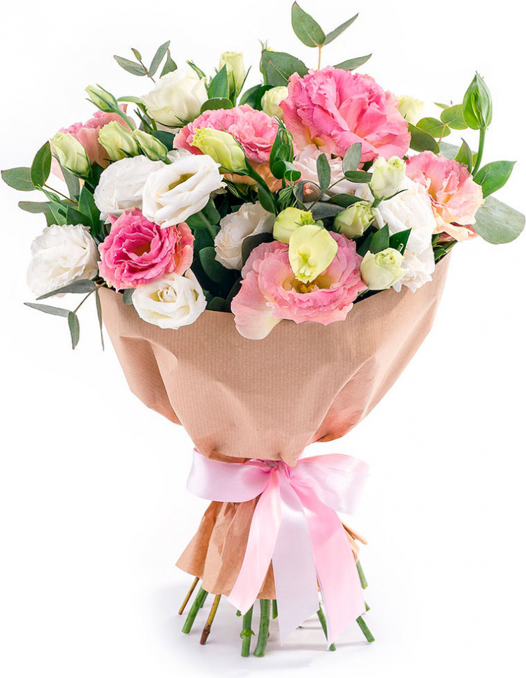 Букет из эустомы Букет «Классик»